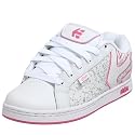 Etnies Women's Fader Sneaker,White/White/Pink,7.5 M US