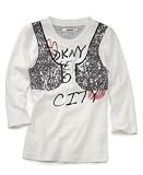 DKNY Girls Lester Printed Vest Tee