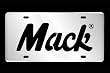 Mack Trucks Tag Plate Mack Logo