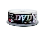 Ridata DRD+858-RDIWN-CB25 8.5GB 8X Inkjet-Printable Double Layer DVD+R - Cake Box of 25 Discs