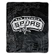 San Antonio Spurs Street Edge 50x60 Micro Raschel Throw