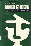 MIKHAIL SHOLOKHOV: A Critical Introduction