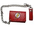DC Comics The Flash Logo Tri-fold Chain Wallet