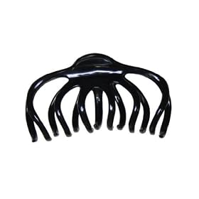 Caravan Hump Hair Claw Will Gather All Your Hair In These Large Wavy Teeth In Black
