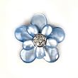 STERLING SILVER STONE PENDANT - Blue Mother of Pearl