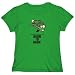 T-Shirt Womens Green " Sussex Spaniel / BORN TO BARK " Dogs
