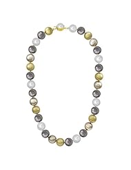 Majorica Jewelry 18" Multi-Colored Pearl Strand Necklace