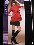 Gunze Women`s Tuche` "Fashion Passion" Knee Hi Socks Black (Made in Japan)