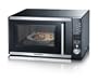 Severin MW 7864 Mikrowelle / 23 L  / 800 W  / schwarz / mit Grill- und Umluftfuntkion