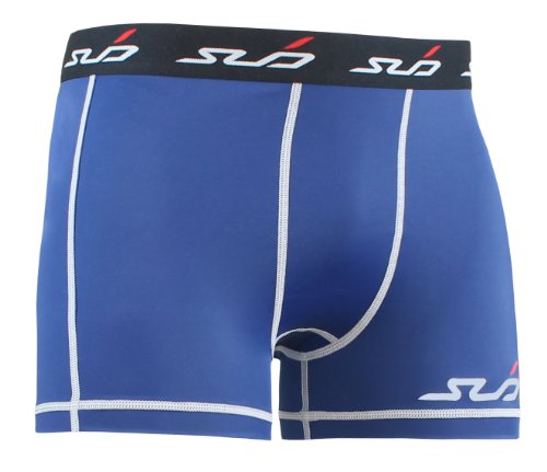 Sub Sports DUAL Men's Compression Baselayer Boxer Shorts - Medium, Navy