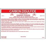 Hazmat Container Label - Carbon Disulfide