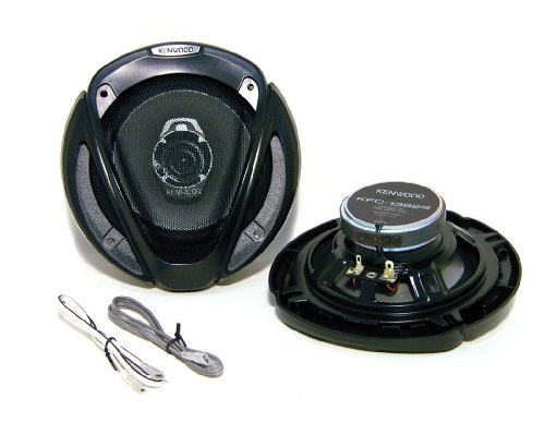 Pair of Brand New Kenwood Kfc-1362s 300 Watts Combined (150 Each) Powerful Full-range 3 Way Car Audio Speakers with 2 Tweeters Built Into Each Speaker