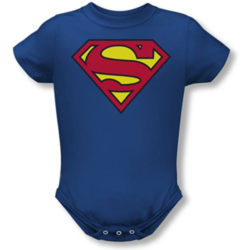 Superman Symbol Royal Blue Infant Snapsuit