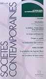 Sociétés contemporaines, 2007 N° 66 : Le travail dans les institutions culturelles