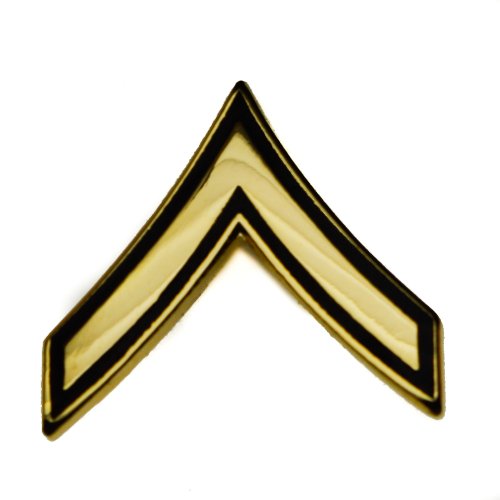 US Army Private E2 Pvt Rank pin