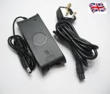 DELL INSPIRON 1525 LAPTOP CHARGER PA-12 AC ADAPTER 19.5V 3.34A 65W MAINS BATTERY POWER SUPPLY UNIT INCLUDES POWER CORD C7 CABLE MAINS FIGURE 8 2 3 PRONG UK PLUG LEAD