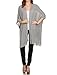 12 Ami Basic Short Sleeve Long Cardigan (S-XL) - Made in USA