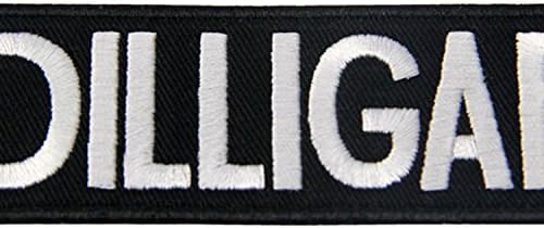Embird DILLIGAF - Does It Looks Like I Give A F Embroidered Iron On / Sew On Patch
