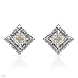 Earrings With 2.45ctw Cubic zirconia Crafted in 925 Sterling silver. Total item weight 7.1g Length 26mm