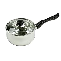 Oster Rametto 3-Quart Stainless Steel Sauce Pan with Glass Lid