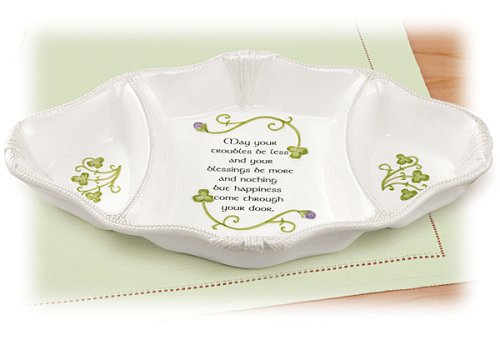 Irish Proverb Sectional Dish