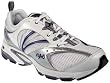 Ryka Womens Pursuit White/Metallic Twilight Blue/Chrome Silver/Black Running