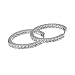 Oliver Weber 8431 Rhodium Swarovski Crystal Earrings