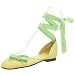 Hollywould Women's Helen Ballet Flat,Yellow/Green,38.5 EU (US Women's 8.5 M)