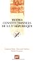 Textes constitutionnels de la Ve R�publique