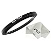 46mm - 52mm 46 - 52 mm 46 to 52 Step Up Adapter Ring + 1 Ultra Fine Goja Microfiber Cleaning Cloth