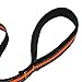 ITERY Dog Leash, Reflective Nylon Dog Training Leash with Padded Handle, Adjustable Length 3.4-5.8 Feet (Orange)