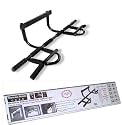 Maximum Fitness Gear All-In-One Doorway Chin Up Bar with Bonus Top 20 Exercises To Six Pack Abs Guide