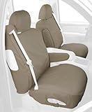 Covercraft Custom-Fit Front Bucket SeatSaver Seat Covers - Polycotton Fabric, Sand