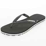 Lacoste - Nosara Mens Sandals In Black/White