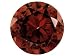 MIN 1.00CT 6MM ROUND DIAMOND CUT CINNAMON ZIRCON