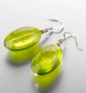 Jelly Oval Drop Earrings