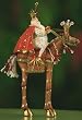 6.5" Patience Brewster Krinkles Magi Arrives on Horse Christmas Ornament