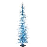 Whimsical Sky Blue Laser Artificial Christmas Tree 6′