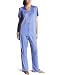 Vanity Fair Women's Colortura Short Sleeve Pajama,Victory Violet,X-Large