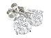 1.5 ctw Round Diamond Stud Earrings in 14K White Gold