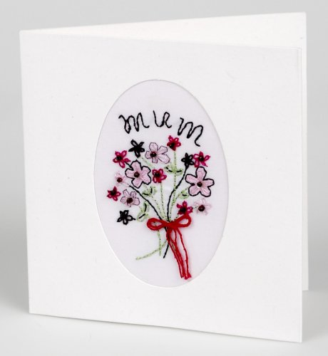 Traidcraft Embroidery Mum Bouquet
