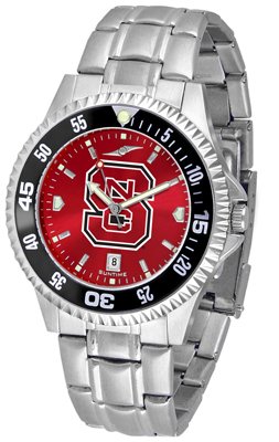 NC State Wolfpack NCSU NCAA Mens Competitor Anochrome Watch