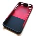 Apple iPhone 4 & 4S (Black iPhone ONLY) Rubberized Slider Hard Protector Case, Red & Black