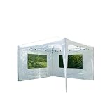 Falt Pavillon 3x3 m wei� Faltpavillon 2 Seitenteilevon "Nexos Trading"