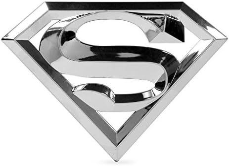 Superman 3D Chrome ABS Auto Emblem