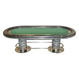 Deluxe 96 in. Hold Em Table with Raceway and Cupholders