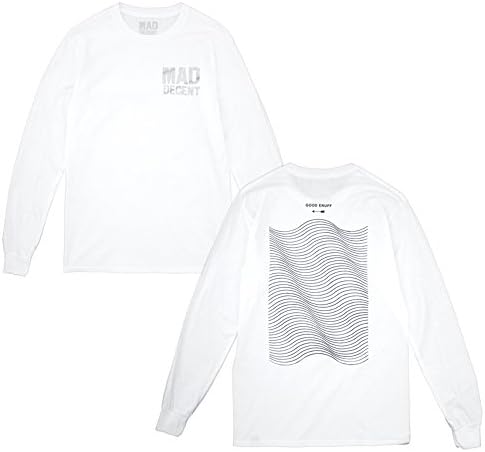 Mad Decent: Wavy Longsleeve Shirt - White