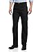 Dickies Men's Slim Straight Fit Light weight 5-pocket Twill Pant, Black, 32X32