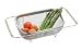 from Premier Housewares Premier Housewares Omega Stainless Steel Over Sink Drainer with Cream Handles Model 0509371