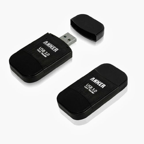 Anker Uspeed USB3.0 8-in-1カードリーダー SDXC、SDHC、SD、MMC、RS-MMC、Micro SDXC、 Micro SD、Micro SDHC カードに対応、UHS-Iカードもサポート【18ヶ月保証】